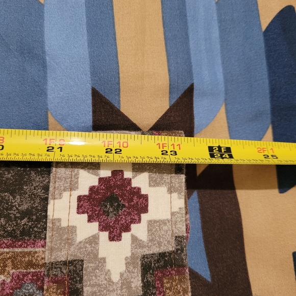 Men 16 -34 Panhandle Slim Brown Aztec Western Snap Longsleeves Button Up shirt - Picture 7 of 9